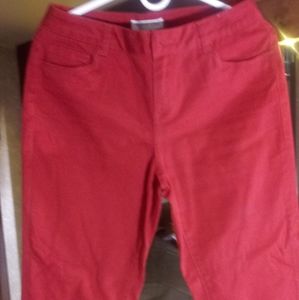 Red coldwater creek jeans